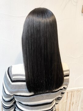 ネオリーブアオバ 高田馬場店(Neolive aoba) アディクシーカラーブルーブラックの透明感カラー