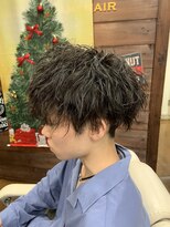 エイト(AITE)&nbsp;ツイストスパイラルパーマセンターパート<理容室>川口鳩ヶ谷14