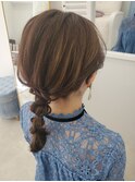 あみおろし☆ヘアセット結婚式二次会パーティー食事会デート