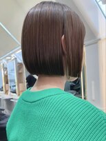 縮毛矯正なのにシャキっとならない柔らか縮毛矯正ボブ