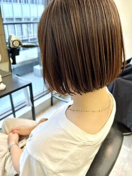 バッカ 横浜桜木町店(BACCA) 切りっぱなし　ボブ　ミニボブ　40代