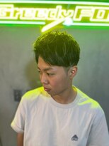 グリーディーフォックス 三軒茶屋(GreedyFOX)&nbsp;波巻き/マッシュパーマ/ウルフ/ハイライト<理容室>三軒茶屋