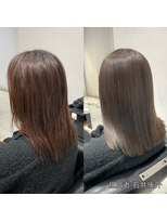 【髪質改善縮毛矯正＋treatment税込\16500】髪質改善縮毛矯正