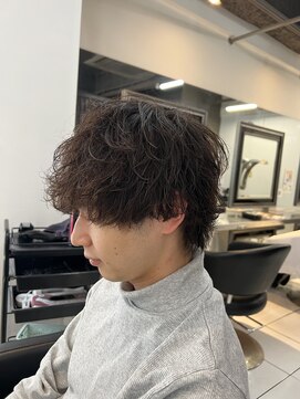 アイズ 海老名(AIZU) 波巻きスパイラルパーマ　ニュアンスパーマ　メンズパーマ