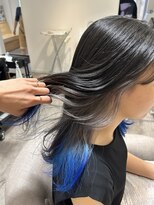 コソラ(KOSORA)&nbsp;グレー×ブルー インナーカラー