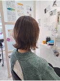 小顔効果バツグンの外はねくびれボブ♪