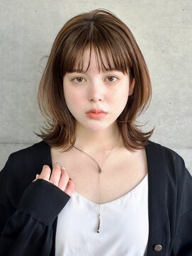 マジコ 原宿(Magico) ボブ/ミルクティーベージュカラー/ブリーチ/ダブルカラー/原宿