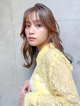 オーブヘアー アリーナ 会津若松店(AUBE HAIR alina) 20代・30代_韓国風くびれヘア