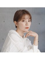 トッカ ヘアアンドトリートメント 難波店 小顔似合わせカット愛されクールショート20代/30代40代50代/難波