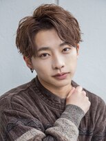 【小久保style】韓国マッシュニュアンスパーマグレーベージュ