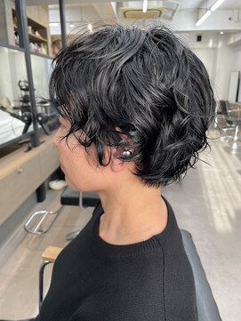 ユノ(juno) 【中目黒】黒髪ベリーショートパーマ☆おしゃれパーマ