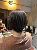 マロンブラウンショート