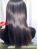 《SNSで話題の髪質改善》髪質改善縮毛矯正ストレート＋カット￥19000