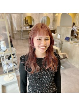 キールーム 伊丹西台店(Kir'oom) オン眉ロングデザインカラー