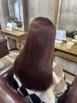 シェノン 近鉄奈良店(CHAINON)&nbsp;縮毛と同時に叶える髪質改善×暖色カラー