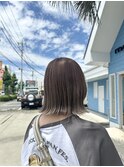 ホワイトピンクベージュ/ピンクベージュ/ブリーチカラー