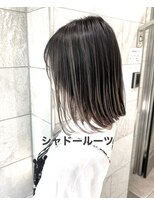 エル オオサカ 心斎橋店(L. OSAKA) グレージュミディ_アッシュカラーくびれミディ_S14