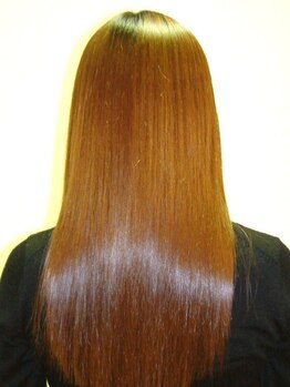 ヘアスペーストップポイントの写真/縮毛矯正ダメージで困っている方へ【¥17600~】電子トリートメント×独自技術でダメージレスな美髪を実現!