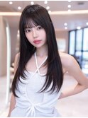 20代30代くびれ顔周りレイヤーカット/美髪質改善/縮毛矯正