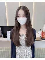 ロンドリゼル 札幌(Lond RiseL) オリーブグレー/前髪/ボブ/マロンベージュ/レイヤーカット/小顔