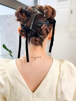 ムーン バイ ケンジ(moon by KENJE)&nbsp;hinari/お呼ばれヘア/リボンヘア/ボブヘアアレンジ