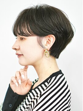 レイヤーショート・ボブ/結べる/絶壁解消/40代/30代/長め