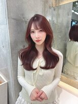 ロンドメリア 天神大名店(Lond Melia) イメチェンヘアスタイル小顔に見せるヘアココアベージュ