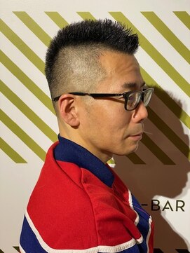 バーバーバー 四谷(BARBER-BAR) ビジネス爽やかソフトモヒカンスタイル