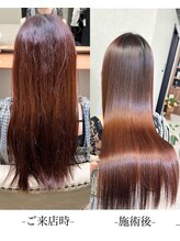 ダメージが気になる!けど、、癖が気になり毎朝の時間に追われながらアイロンしている方にオススメ◎