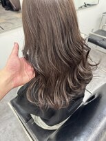 ディジョン 自由ヶ丘(Dijon) 韓国顔まわりレイヤーカットグレージュオリーブベージュブラウン