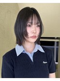 ミディアムヘア/デザインカラー/フェイスフレーミング/栄/久屋