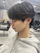 メンズ リコ(MEN'S RICO) ナチュラルセンターパート×フェザーパーマ【大和】