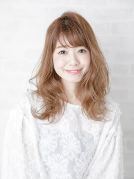 アフロディーテ 銀座(APHRODITE GINZA) 黒髪/グレーベージュ/レイヤーロング/前髪パーマ/銀座