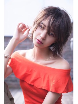 オースティン 錦糸町(AUSTIN) AUSTIN くせ毛風無造作カール×丸みショートボブミディ