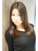 ソファ ヘア 仙台(Sofa) ツヤ+ストレート+モスブラウン【Sofa仙台/髪質改善/oggiotto】