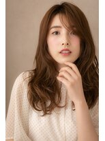 カバーヘア イヴ 戸頭店(COVER HAIR EVE) ミルクティーベージュのゆるふわグラマラスY戸頭20代30代40代