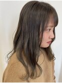 大人かわいいハイライトカラー