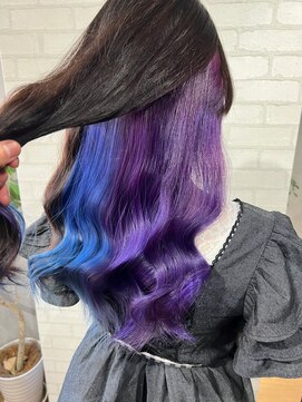 ビス ヘア アンド ビューティー 西新井店(Vis Hair&Beauty) 20代30代大人可愛い透明感インナミックスカラー