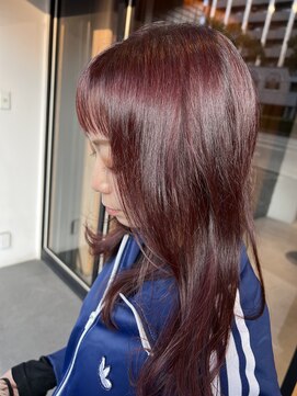 サルファ ヘアデザイン 名古屋 丸の内(S.ALPHA HAIR DESIGN) カシスレッド