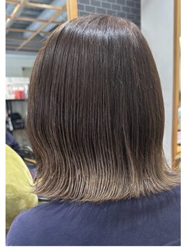 クラップス 京急富岡(CLAPS) 結べるボブスタイル×グラデーションカラー 【中田】