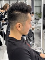 ヴァイス 新宿店(VAICE) 【新宿/メンズカット/刈り上げ】アップバング フェード