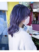 トーク 伊丹本店(TAL'KE)&nbsp;TAL'KE/バレイヤージュ×ブルーラベンダー_1113