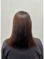 イントゥヘア(into hair) カットくびレイヤー斜めバングデザイン30代40代50代　武蔵小杉