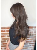 大人気!大人の暗髪韓国ヘア×グレージュ