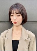 韓国ボブ / ストンボブ / ミニボブ / 内巻きボブ