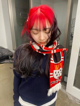 レコ 渋谷(LECO) ネオンレッドルーツカラー