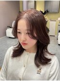 【maho】上品なラベンダーブラウン