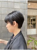 【RYOHEI】ショートカット×黒髪×耳掛け_20代_30代_40代