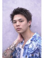 クロムトウキョウ ザ バーバー ネオン 新宿店(CHROM TOKYO the Barber ne/on)&nbsp;スパキーショート×アッシュグレー