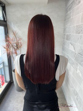 ジル アンク(Jill ankh) 《Jillankh 姫路駅前》縮毛矯正　髪質改善　ピンクカラー